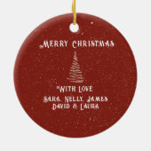 Kerstboom decoratie oma (Achterkant)