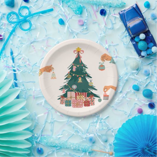 Kerstboom decoratie Papier Bord (Feest)