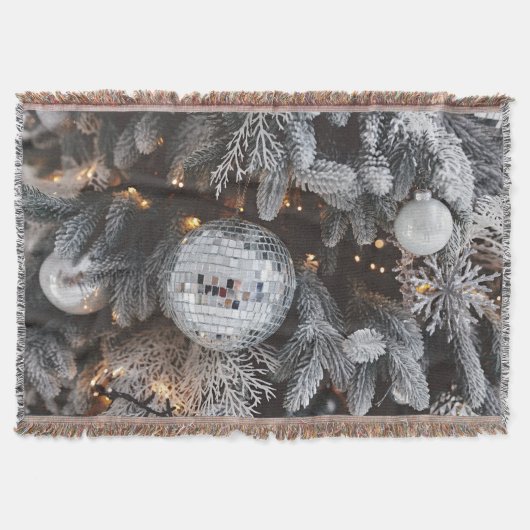 Kerstboom decoraties, feestelijke lichte achtergro deken (Voorkant)