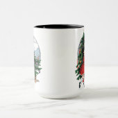Kerstboom Decoraties meisje tekening Mok (Midden)