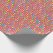 Kerstboom decoraties rood cadeaupapier (Hoek)