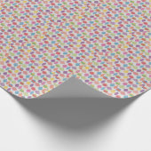 Kerstboom decoraties wit cadeaupapier (Hoek)