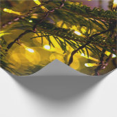 kerstboom, decoratieve verlichting cadeaupapier (Hoek)