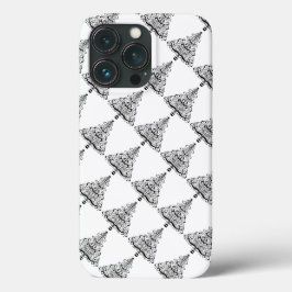 Kerstboom decoratieve Victoriaanse rol iPhone 13 Pro Hoesje