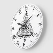 Kerstboom decoratieve Victoriaanse rol Grote Klok (Hoek)