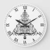 Kerstboom decoratieve Victoriaanse rol Grote Klok (Voorkant)