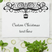 Kerstboom decoratieve Victoriaanse rol Theedoek (Gevouwen)
