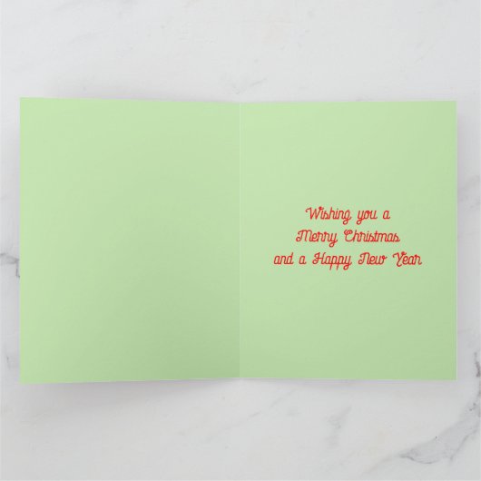 Kerstboom Decorating Eekhoorns Custom Kaart (Binnen)