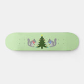 Kerstboom decoreren eekhoorns persoonlijk skateboard (Horizontaal)