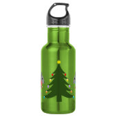 Kerstboom decoreren eekhoorns waterfles (Voorkant)