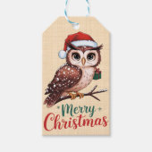 Kerstboom - Design Festif Merry Christmas Cadeaulabel (Voorkant)