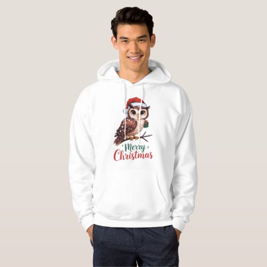Kerstboom - Design Festif Merry Christmas Hoodie (Voorkant volledig)