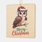 Kerstboom - Design Festif Merry Christmas Keramisch Ornament (Links)