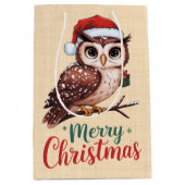 Kerstboom - Design Festif Merry Christmas Medium Cadeauzakje (Voorkant)