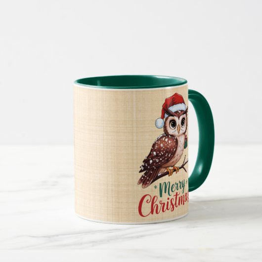 Kerstboom - Design Festif Merry Christmas Mok (Voorkant rechts)
