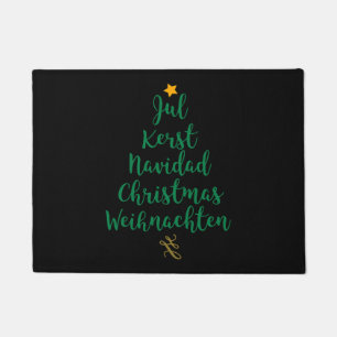 kerstboom deurmat