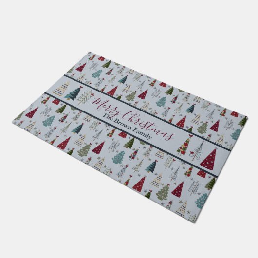 kerstboom deurmat (Schuin)