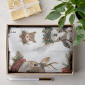 Kerstboom dieren tissuepapier (Geschenk)