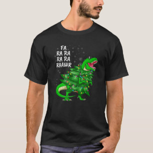 kerstboom Dinosaur T Rex Tyrannosaurus Rex Co T-shirt