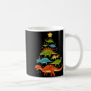 Kerstboom Dinosaurus Dino Trex Dinosaurusliefhebbe Koffiemok