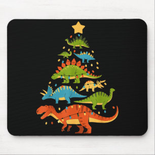 Kerstboom Dinosaurus Dino Trex Dinosaurusliefhebbe Muismat
