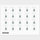 Kerstboom - dit boek is van vierkante sticker (Vel)