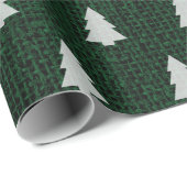 kerstboom - donkergroene omhulling cadeaupapier (Rol Hoek)