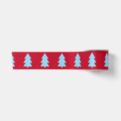 Kerstboom Donkerrood Satijnen Lint (Voorkant)
