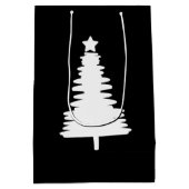 Kerstboom Doodle Cadeautas (Achterkant)