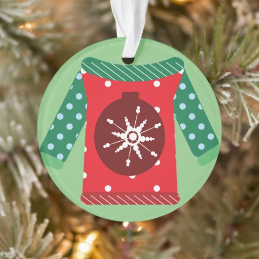 Kerstboom Doodle Foto Ornament (Boom)