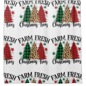 kerstboom douchegordijn (Voorkant)