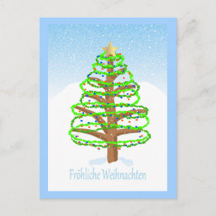 Kerstboom - Duits Briefkaart