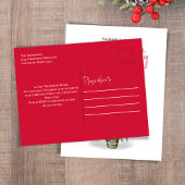 Kerstboom Eenvoudige Waterverf Party Feestdagenkaart