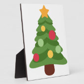 kerstboom emojis fotoplaat (Zijkant)