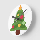 kerstboom emojis ronde klok (Hoek)