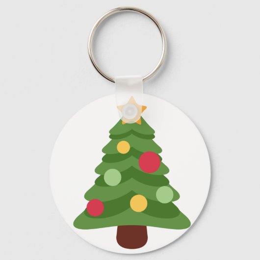 kerstboom emojis sleutelhanger (Voorkant)