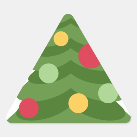 kerstboom emojis sticker (Voorkant)