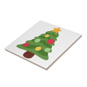 kerstboom emojis tegeltje (Zijkant)