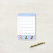 Kerstboom en andere dingen om post-it nota's te do post-it® notes (Op bureau)