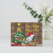 Kerstboom en Baby Feestdagenkaart (Staand voorkant)