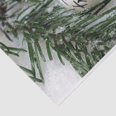 Kerstboom en bal tissuepapier (Detail)