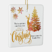 Kerstboom en binnenkort een familie van vier keramisch ornament (Rechts)