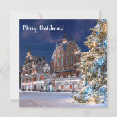 Kerstboom en Blackhead-huis in Riga (Voorkant)