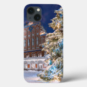Kerstboom en Blackhead-huis in Riga Case-Mate iPhone Case (Achterkant)