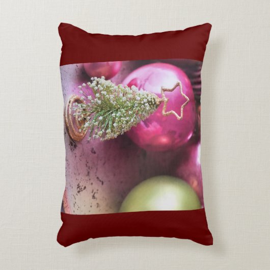 **KERSTBOOM EN BOL DECORATIE** ACCENT KUSSEN (Voorkant(Verticaal))