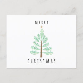Kerstboom en Briefkaart voor sierfeestdagen