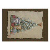 Kerstboom en Cadeaus Foto Afdruk (Voorkant)