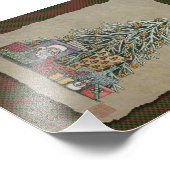 Kerstboom en Cadeaus Foto Afdruk (Hoek)