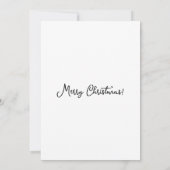 Kerstboom en cadeaus kaart (Achterkant)