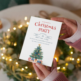 Kerstboom en Cadeaus kerstfeest Kaart